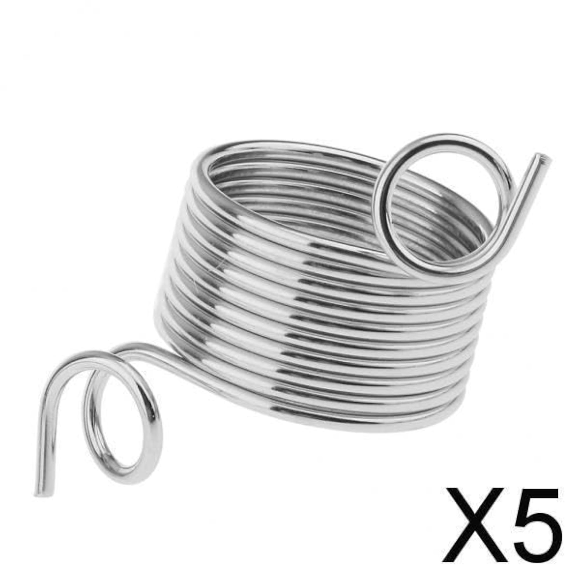 5pcs Nickel Plated Wire Yarn Stranding Guide Knitting Thimble Set